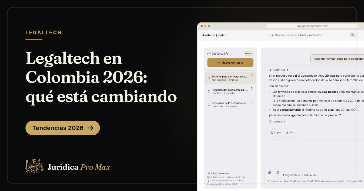 Jurídica IA respondiendo cuánto tiempo hay para contestar una demanda en un proceso verbal